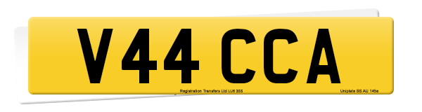 Registration number V44 CCA